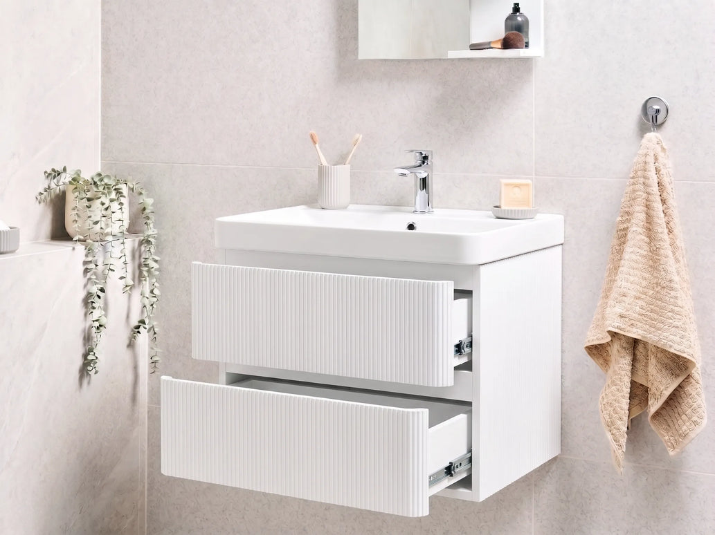 Mobilier de baie suspendat Accent Lux alb