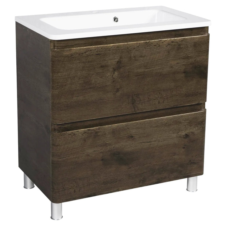 Mobilier de baie pe pardoseală Accent castan