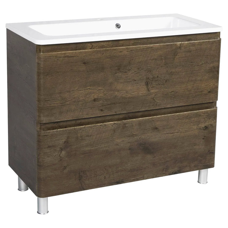 Mobilier de baie pe pardoseală Accent castan