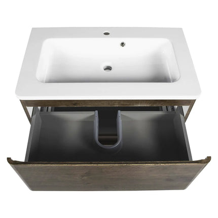 Mobilier de baie pe pardoseală Accent castan