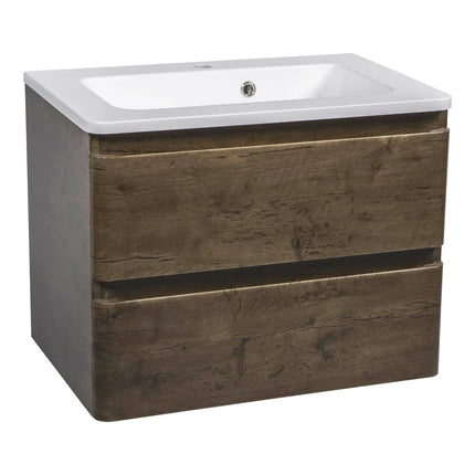 Mobilier de baie suspendat Accent castan
