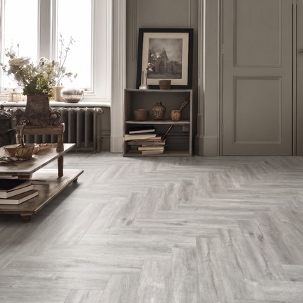 Parchet SPC Herringbone Amber Oak 220 – 625x127x6,5 mm