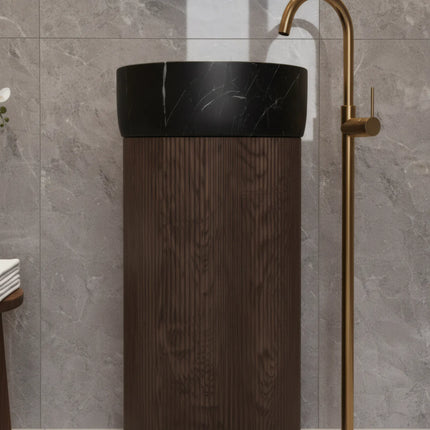 Lavoar Freestanding Premium din Lemn Masiv