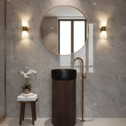 Lavoar Freestanding Premium din Lemn Masiv