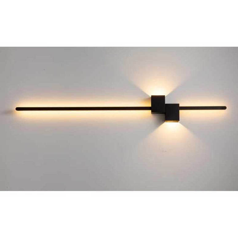 Aplica LED 80cm Bar Minimalist Negru  - 9110/800 BK LMX
