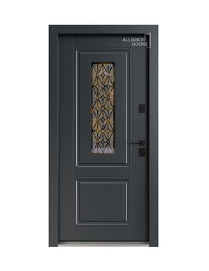 Ușă intrare Atena Thermo ArWood (Alb Interior)