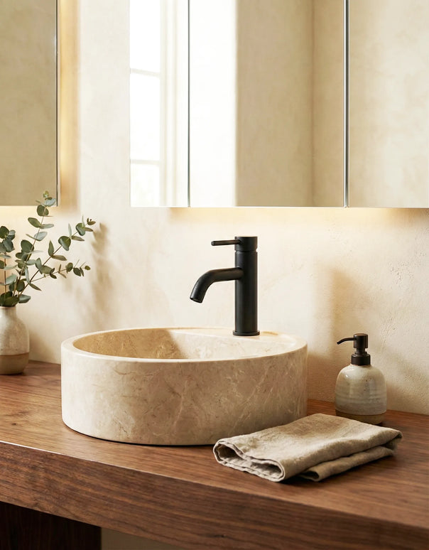 Baterie lavoar – Model Aris – Negru mat