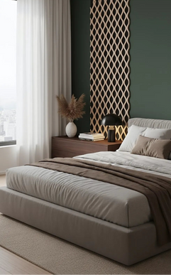 Panou riflaj decorativ Wave Oak - stejar natur C1UV-02