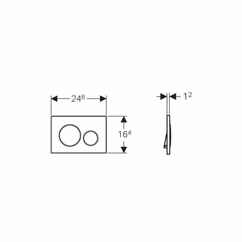 CLAPETA SIGMA20 ALB, culoare: CROMLUCIOS / ALB