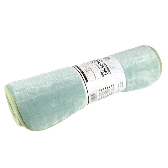 Covoras baie, SANITARY, Microfibra, 45x75 cm, Menta, Dreptunghiular