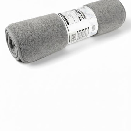 Covoras baie, SANITARY, Microfibra, 45x75 cm, Gri , Dreptunghiular