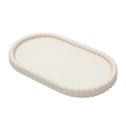 Set 3 piese accesorii de baie crem