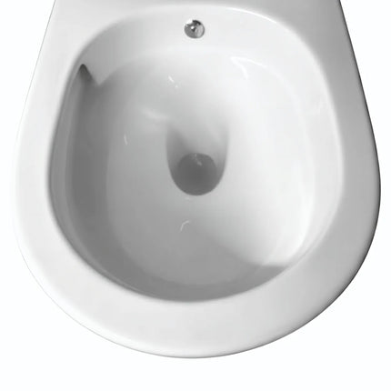 Vas WC Suspendat Rimless cu Funcție de Bideu White Glossy