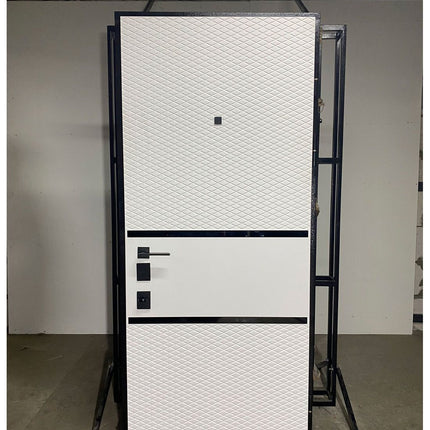 Usa intrare Dubai (soft touch negru / alb interior)