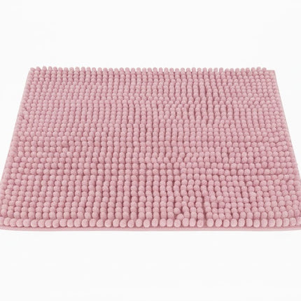 Covoras baie, SANITARY, Microfibra, 45x70 cm, Roz , Dreptunghiular