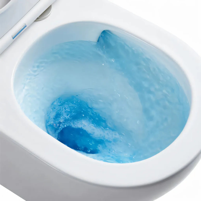 Vas WC Modern Alb Lucios  3D