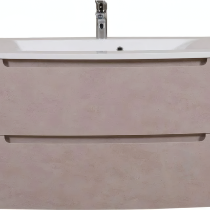 Mobilier de baie suspendat Headway beton-beige