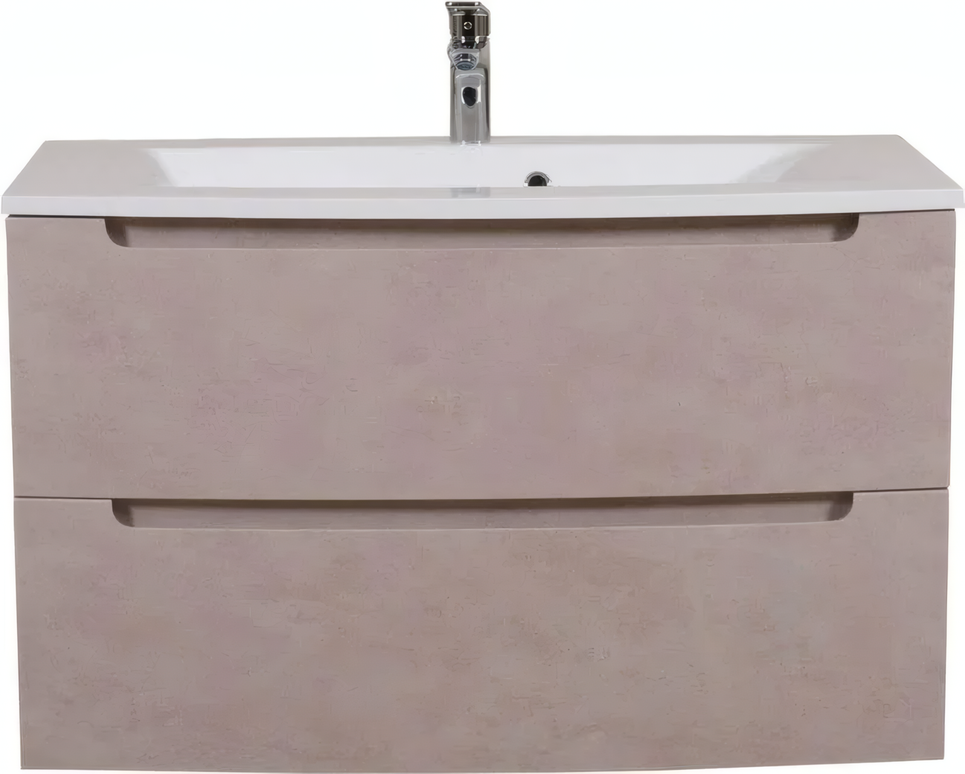 Mobilier de baie suspendat Headway beton-beige