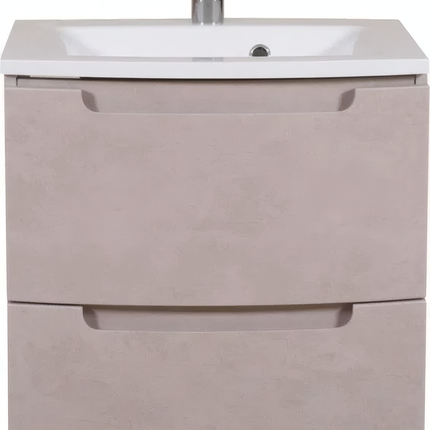 Mobilier de baie suspendat Headway beton-beige