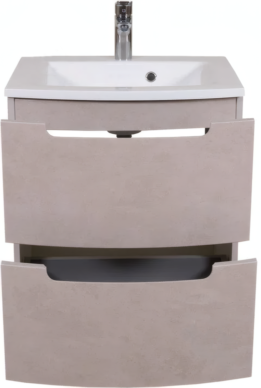 Mobilier de baie suspendat Headway beton-beige