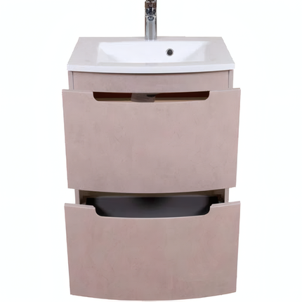 Mobilier de baie pe pardoseală Headway beton-beige