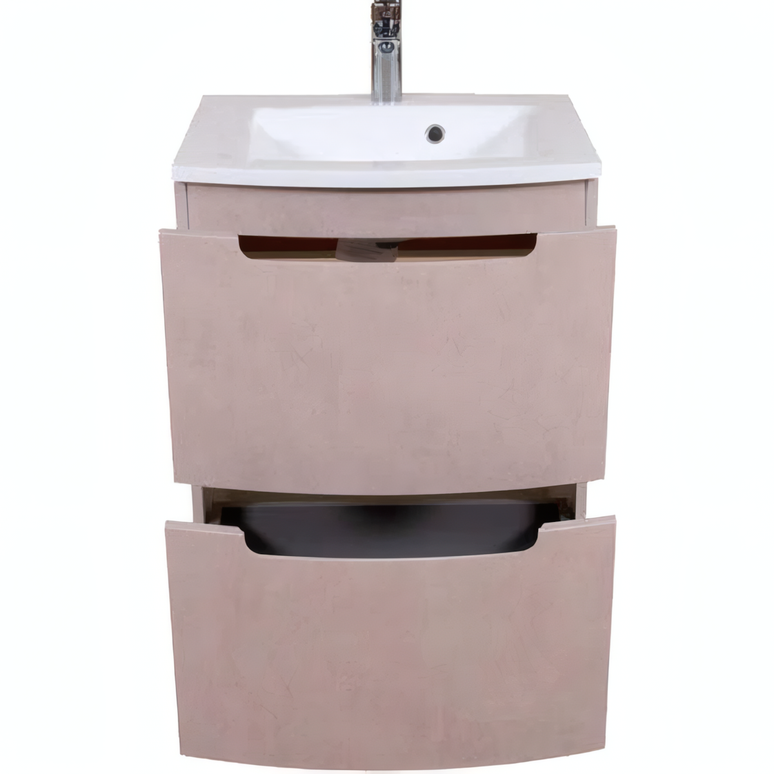 Mobilier de baie pe pardoseală Headway beton-beige