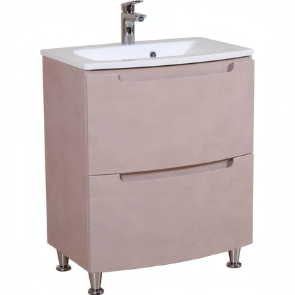 Mobilier de baie pe pardoseală Headway beton-beige