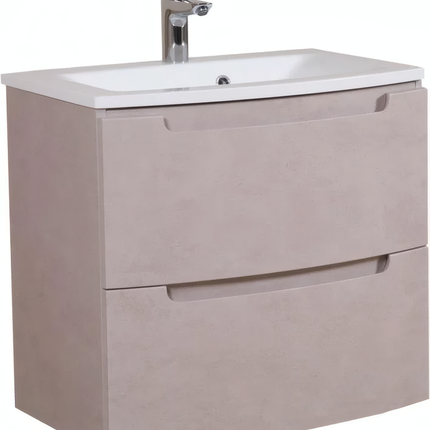 Mobilier de baie suspendat Headway beton-beige