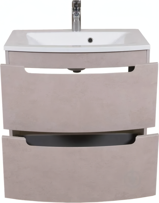 Mobilier de baie suspendat Headway beton-beige