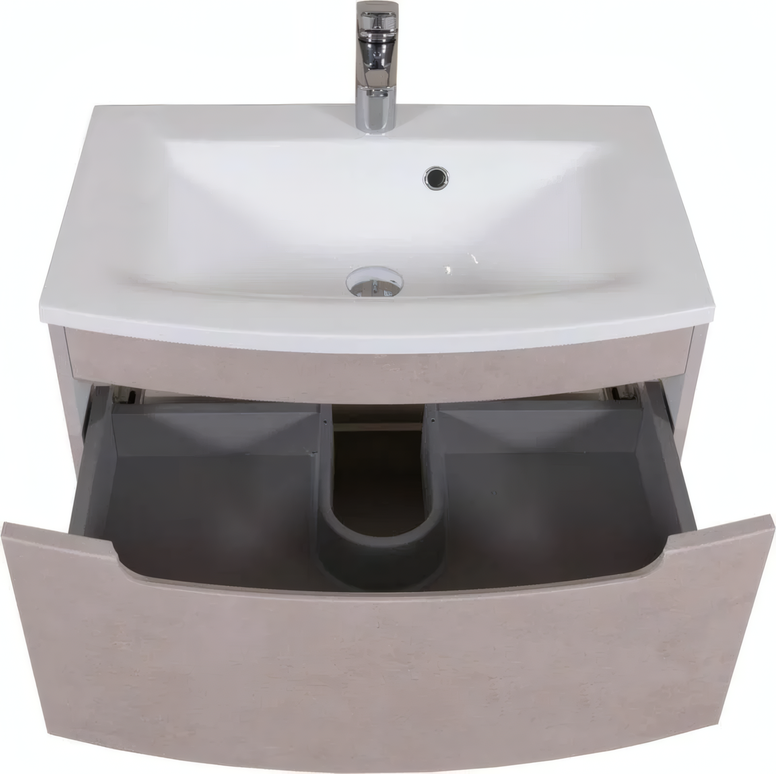Mobilier de baie suspendat Headway beton-beige