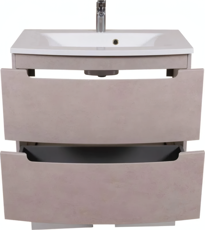 Mobilier de baie suspendat Headway beton-beige