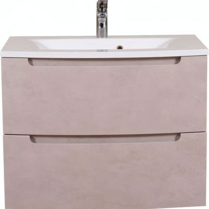 Mobilier de baie suspendat Headway beton-beige