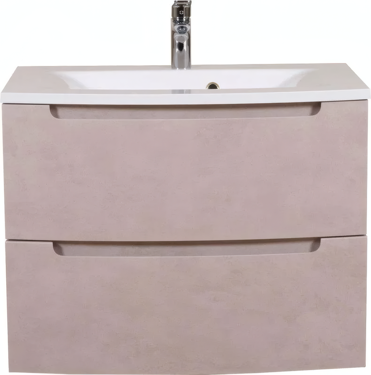 Mobilier de baie suspendat Headway beton-beige