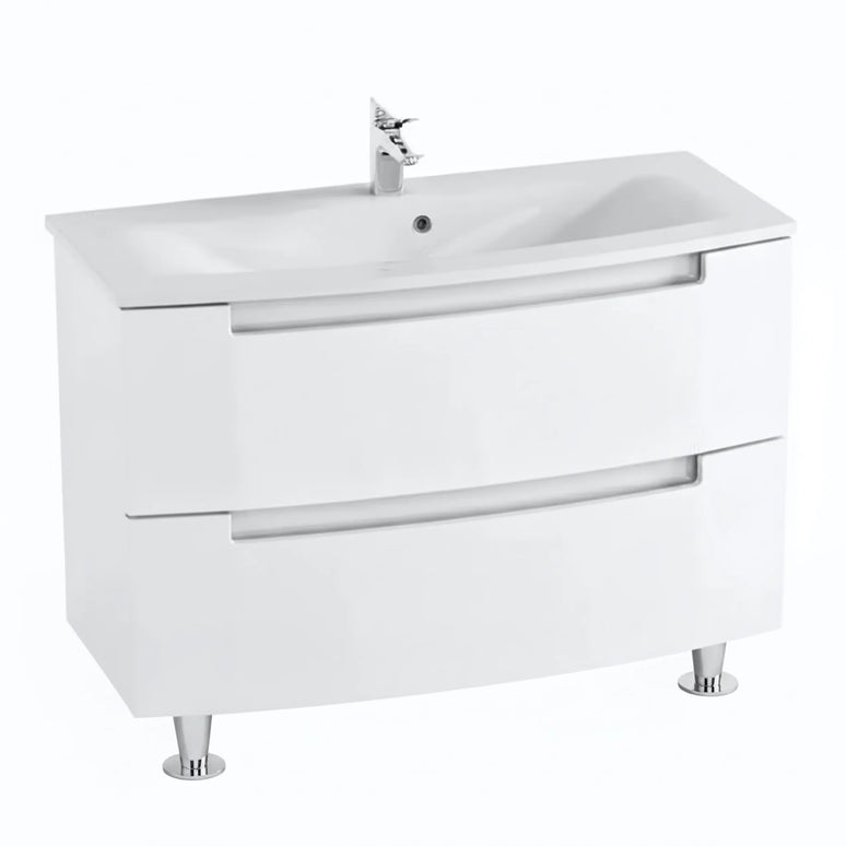 Set baie Headway – mască pe pardoseală cu lavoar ceramic