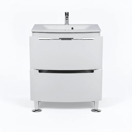 Set baie Headway – mască pe pardoseală cu lavoar ceramic