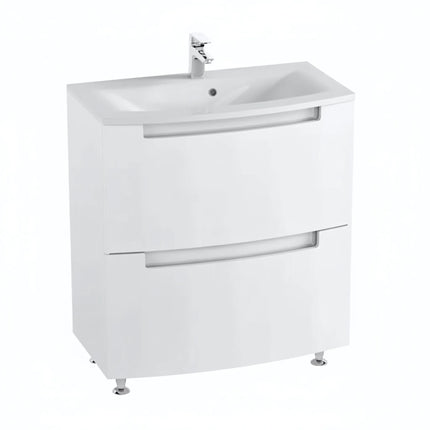 Set baie Headway – mască pe pardoseală cu lavoar ceramic