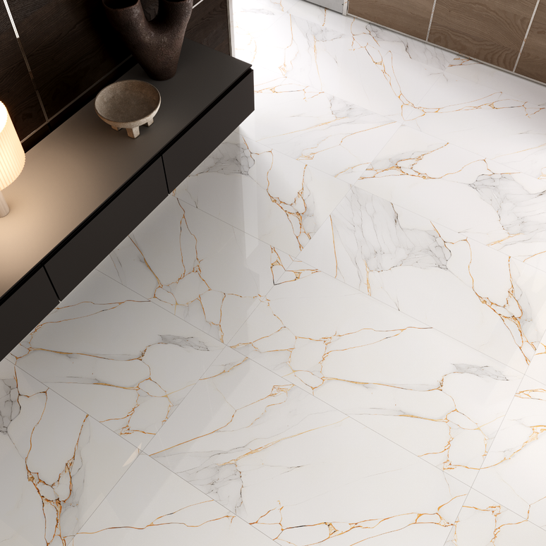 GRESIE ICE GOLD WHITE 60X120
