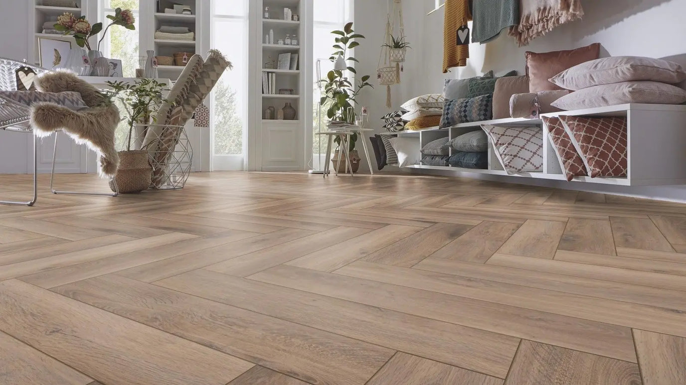 Parchet laminat Stejar Metz Herringbone D3766 8/32, Kronotex www.CasaDeco.ro