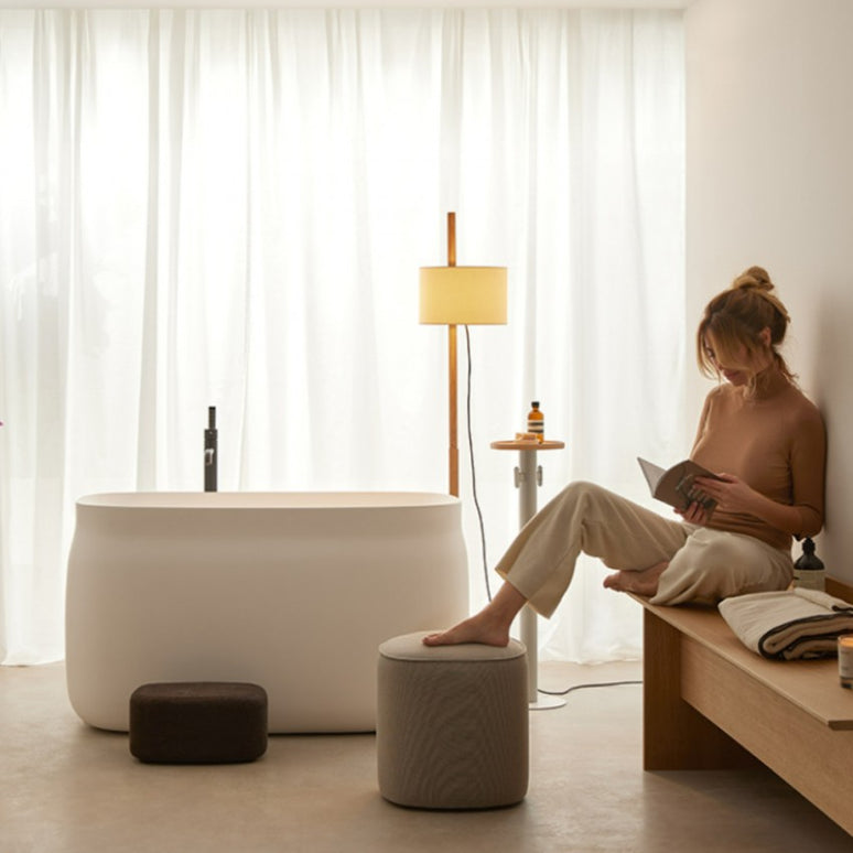 Cadă freestanding din compozit Duna Ofuro Alb