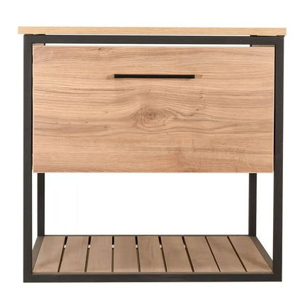 Mobilier baie suspendat Loft Scandi Seville cu blat și lavoar Zero – Design Nordic