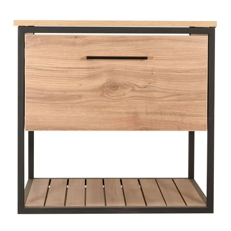 Mobilier baie suspendat Loft Scandi Seville cu blat – Design Nordic