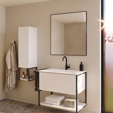Mobilier de baie suspendat Lov, White