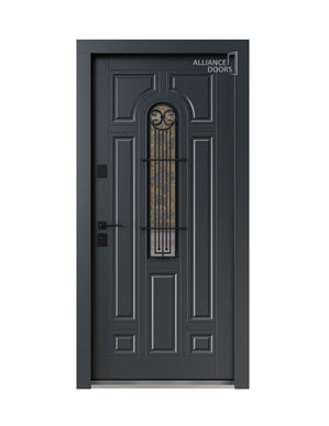 Usa intrare Lucia thermo arwood (alb interior)