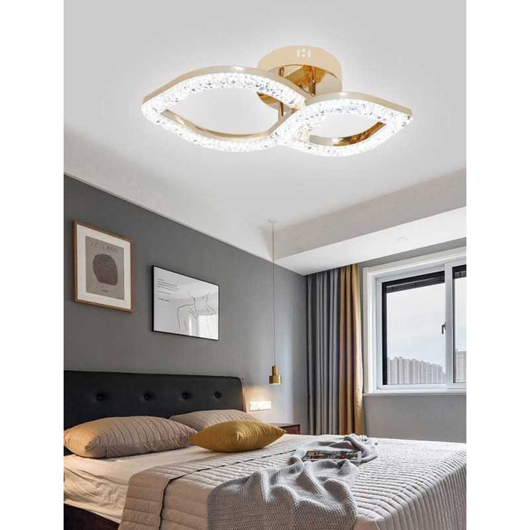 Lustră LED cu Telecomandă WiFi 48W – Iluminare Inteligentă și Reglabilă - G4027/1+1 LMX