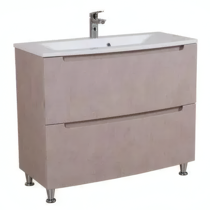 Mobilier de baie pe pardoseală Headway beton-beige