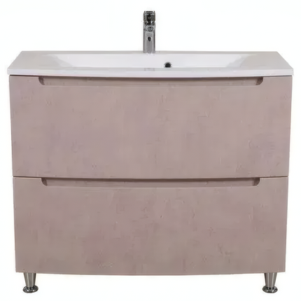 Mobilier de baie pe pardoseală Headway beton-beige
