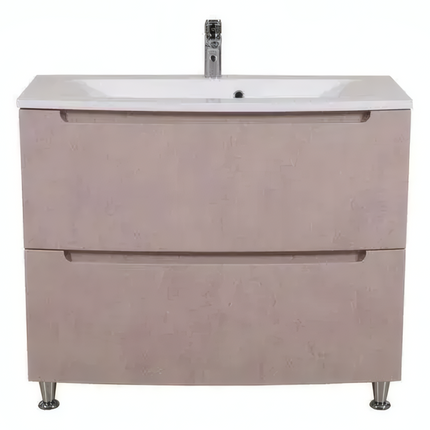 Mobilier de baie pe pardoseală Headway beton-beige