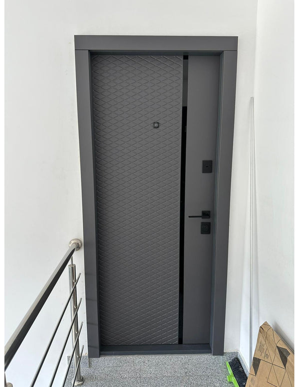 Usa intrare milano (soft touch gri /alb mat interior)