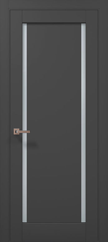 Ușă de interior ML-62 cu două benzi de sticlă satin – stil elegant / Millenium - Carlo Porte www.olivy.ro