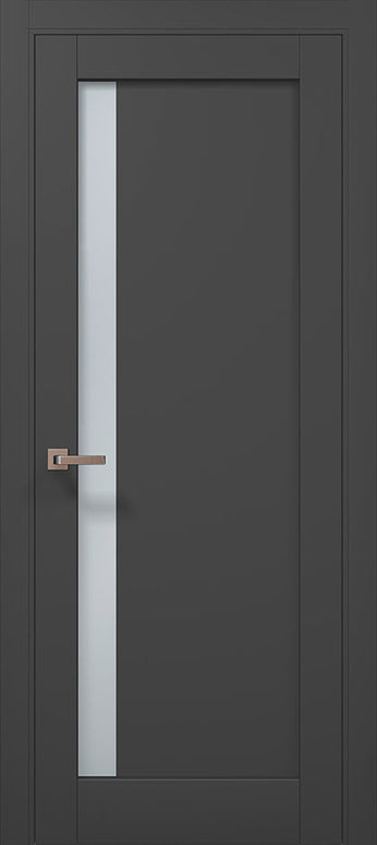 Ușă de interior ML 64 – Eleganță Minimalistă cu Geam Lateral / Millenium - Carlo Porte www.olivy.ro